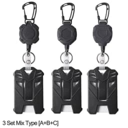 ID Card Holder Bus Card Cover Case Badge Reel Clip Badge Clip Heavy Duty Badge Clip Retractable Badge Holder ID Badge Holder