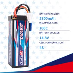 SIGP Lipo Battery 2S 3S 4S 11.1V 14.8V 7.4V RC Lipo 5300mah 6100mah 7300mah 8200mah Hardcase EC5 Deans T XT60 RC Parts