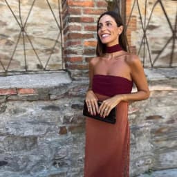 Color Block Twist Bust Slit Maxi Dress Spaghetti Strap Form-Fitting 2026 Summer Fashion Chic Bold Women Wedding Guest Gala Dress