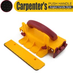 Push Block for Table Saws Router Tables Band Saws Jointers Table Saw Push Block Cuts Safe for Widgets Difficult Cut ThinRips Cut