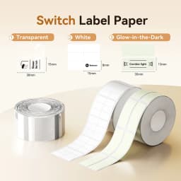 3 Rolls NIIMBOT B21 B3S B1 B31 Thermal Label Clothing Price Food Self-adhesive Tag Waterproof Smart Office Pocket Printer Label