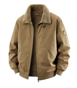Fleece Lined Windproof Handsome Parkas Lapel Outerwear Men Cold Proof Thick Casual Parkas Versatile Warm Korean Style Parkas