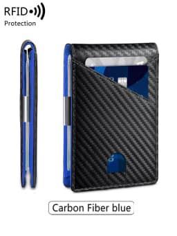 RFID Anti-Theft Brush Men's Wallet Portable Double Fold Cross Front Pocket Card Holder Multifunctional 12 Card Slot Short Zero W