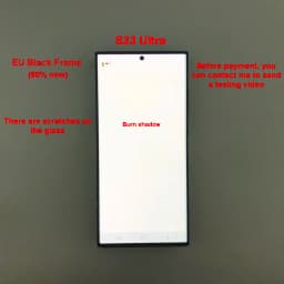 100% Testing for Samsung Galaxy S23 Ultra LCD S918E S918B/DS Display Touch Screen Digitizer Replacement with Defective Screen