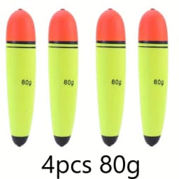 4pcs EVA Fishing Float Foam Plastic Sea Rock Fishing Striking Floats 20/30/50/60/80g Fishing Bobber Flotador Peche Boia Tackle