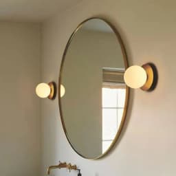 Nordic Globe Glass Wall Lamp Bathroom Mirror Front Wall Lamp Bedroom Bed Wall Lamp Minimalist Modern