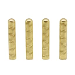 4pcs/1Set New 4x22mm Crescent Close Mouth Type Shoelaces Metal Aglets Tips DIY Seamless Clothing Laces End Head Shoe Decorations