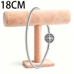 2026 New 925 Silver Sparkling Meteor Halo Women's Heart Shaped Life Tree Bracelet Display Tool DIY Exquisite Charm Jewelry