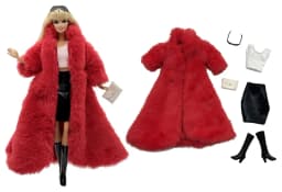 1 Set Doll Clothes Fashion Uniforms Cool Super Model Sweater Suit+Shoes for 11.5 Inch 30cm Doll Kids or Birthday Gift