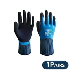 Wonder Grip WG-318 Safety Waterproof Work Gloves Woman Men's Working Gloves Double Coated Nylon Gloves Comfortable Latex Foam