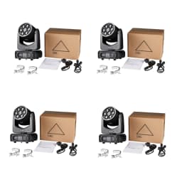 150W Bee Eye Gobo Moving Head Lights 6X12W RGBW Stage Lights DMX512 DJ Lights For Disco Party Club Bar Show