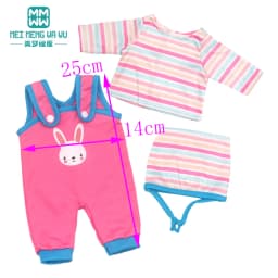 Mini Toys Doll Clothes 35cm 14inch Born Doll Fashion Blankets Dresses Onesies Suit Girl Gift
