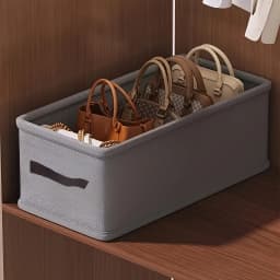 Keep Bags In Shape Multi-grid Handbag Divider Foldable Storage Box for Closet