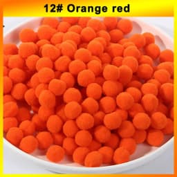 300-30Pcs Multicolor Pompoms Fur Balls Glitter Fluffy Pom Poms Elasticity Pom pom Soft Balls for DIY Crafts 8/10/15/20/25/30mm