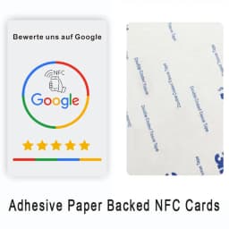 High Quality NFC Google Reviews NFC Card in German Dutch French Spanish English Polish Writing