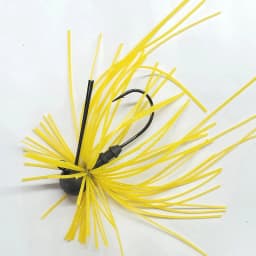 TAKEDO TK114 1.8G - 5G ZITHER RUBBER JIG Spinnerbait Blades Silicone Skirt Saltwater Resin Tungsten Jig Head Spinner Rubber Jig
