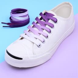 1 Pair Of Colored Canvas Silk Shoelaces Candy Gradient Shoe Lace Solid Color Party Shoe Laces Children's And Adult Shoestrings