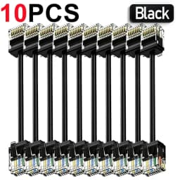 1-10PCS CAT6a Ethernet Cable LAN Super Light Cord UTP 10Gbps 550MHz High-speed Slim Ethernet Network Cable for PC Laptop Router