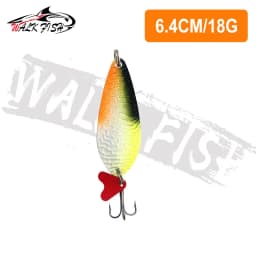 WALK FISH New 16g-28g Metal Spinner Spoon Trout Fishing Lure Hard Bait Sequins Noise Paillette Bait Hard Sequins Spinner