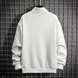 2026 Spring New Men's Large Size Sweatshirt Half Zip Designer Pullover Male Turtleneck Long Sleeve Big Plus 8XL Loose Sport Top