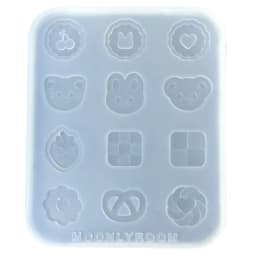 Practical Silicone Mold for Creative Projects Epoxy Keychain Pendant Moulds Professional Grade Mold for Handcrafted Item