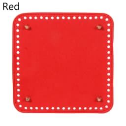 Square Bottom for DIY Knitted Bag PU Leather Bag Accessories Handmade Bottom DIY Crochet Bag Bottom Handbag Parts