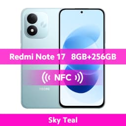 Global Version Xiaomi Redmi Note 17 4G Smartphone 128GB / 256GB ROM 7700mAh 45W 50MP Snapdragon® 6s 4G Gen 2 CPU 120Hz 6.99"