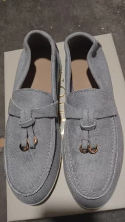 New Lefu Shoes Women's Soft Leather Retro Lazy Man Step on Thick Sole Flat Bottom Comfortable Single Shoe