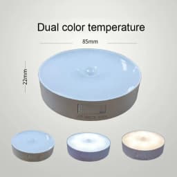 LED Night Light With Motion Sensor USB Rechargeable With 700mAh Battery Lamp Wireless For Kitchen Cabinet Wardrobe Light