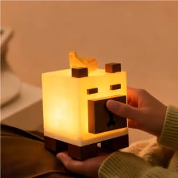 Capybara Pixel Pet Night Light Building Blocks Toys Anime Figures For Kids Desktop Room Decorative Lights Creative Birthday Gift