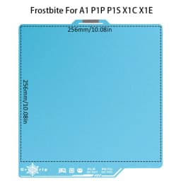 BIQU Panda Build Plate CryoGrip Pro Glacier/Frostbite Spring Steel 2-Sided Textured for BambuLab P1P P1S P2S A1 X1 3D Printer