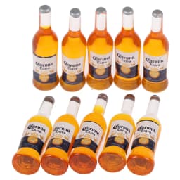 10Pcs 1/6 Dollhouse Miniature Resin Bottle Simulation Wine Bottle Model Children Toys Gifts