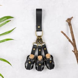Medieval Alchemy Vial PU Leather Holder Belt - Artificial Potion Bottle Accessory for Renaissance Faires And Cosplay Belt
