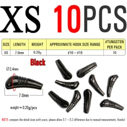 ICERIO 10PCS Fast Sinking Nymphs Scud Fishing Fly Tungsten Heavy Body Jig Hook Back Bead Fly Tying Material Accessories