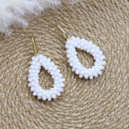 INKDEW Small Earrings National Flag Colors Water Drop Earrings for Women Handmade Beads Crystal Earrings Gift Jewelry EA124