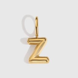 EMANCO Stainless Steel 3D Bubble Alphabet Charms Minimalist Style Letter Elements DIY Necklace Bracelet Jewelry Making