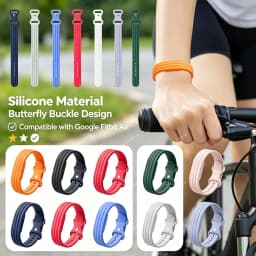 Official Sports Nylon+Silicone Loop Strap for Google Fitbit Air Comfortable Bracelet Wristband for Google Fitbit Air Accessories
