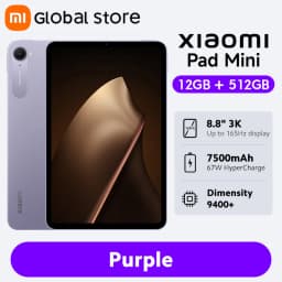 Global Version Xiaomi Pad Mini 8GB/12GB RAM 7500mAh Battery 67W HyperCharge MediaTek Dimensity 9400+ 8.8' 3K Ultra-Clear Display
