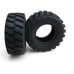 RC 1 Pair LESU Diameter 45MM Height Wheel Rubber Tyres 110Mm for Remote Control 1/15 Hydraulic Loader RC Car Accessories
