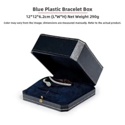 Ele European Sle Nelace Bracelet Ring Earring Box High End Jewelry Paaging Box with Octagonal Bule for Gifts