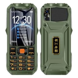 YEEMI Q9 GSM 4G Rugged Network Mobile Phone 2 SIM Cards Rugged Bar Cellphone 3.5Inch HD Display Big Battery Loud Voice Celulares