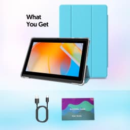 BAKEN 7-inch Tablet (Android 13, Quad-core, 2GB+32GB, Supports 1TB Expansion, WiFi 6, Dual Cameras); Includes Protective Case