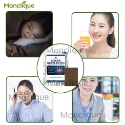10/72PCS Sciatic Nerve Massage Patch Piriformis Hip Bandage Soothe Meridians Relax Muscle Promotes Blood Circulation Massage Mat