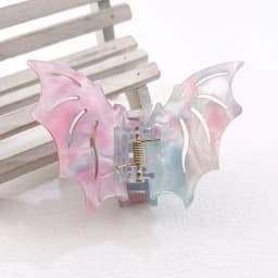 Bat-shaped Acetic Acid Material Halloween Funny Updo Festival Dress Hair Grab Hair Accessories for Women