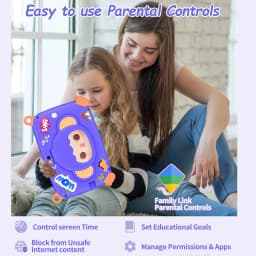 New Arrival 7 Inch Kid Tablets Cartoon Monkey Pattern Android 13, 4GB RAM 64GB ROM, 1TB Expand, 4000MAH Battery, Dual Cameras