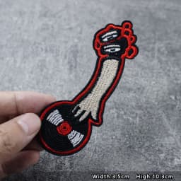 Bands Iron On Patches Apparel Sewing Fabric Handmade Appliques For Clothing Punk Rock Stickers Badges Parche