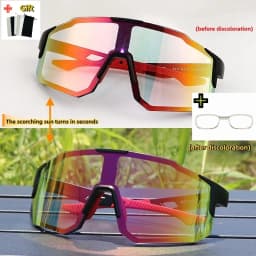 Cycling Glasses Myopia Glasses Man Custom Prescription Polarized Sunglasses Outdoor Sports Professional UV400 Photochromic lens