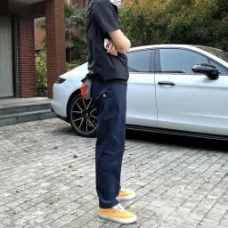 Early Autumn Men's Outdoor Work Pants Casual Soft  Triangular Label American Style Long Trousers Versatile Straight Leg