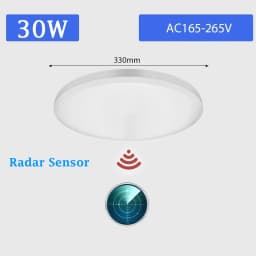 Motion Sensor Ceiling Light LED Radar Sensor Lamp Indoor Night Lighting Fixtures For Room Hallways Bathroom Smart Ceiling Lamp