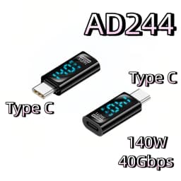 140W 60W 36W USB Type C Converter Digital Display 40Gbps 8K Video Fast Charging USB Adapter for iPhone 17 iPad Laptop Monitor